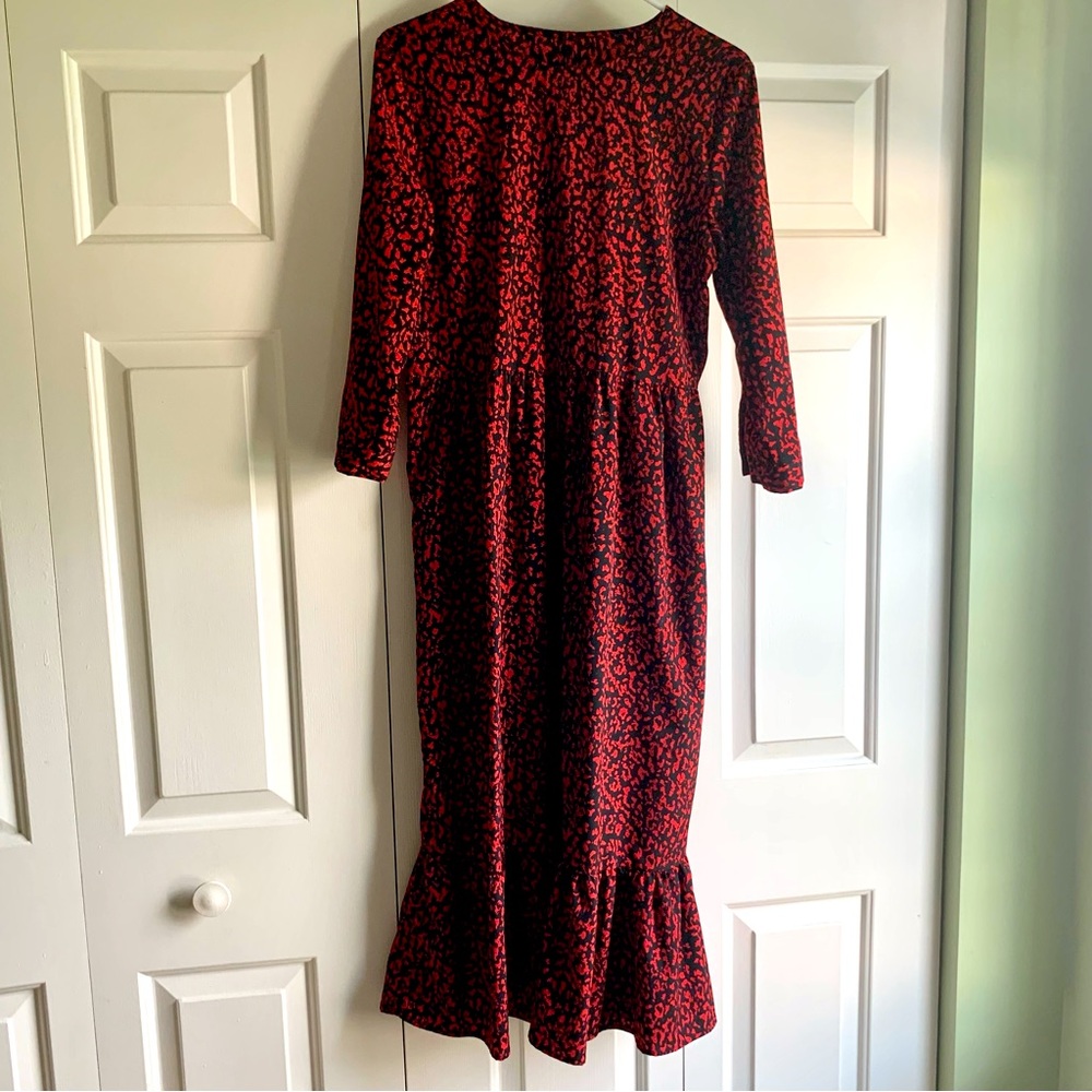 Black and Red Dress